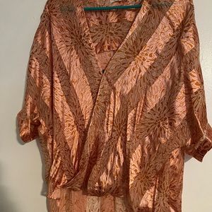 Pink Anthropologie top